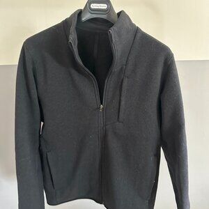 Lululemon Men's Fleece Zip-up sweater - Black - Size Small
